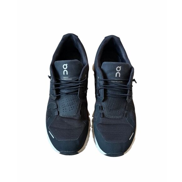 On Cloud Running Sneakers Black White size 8 - Picture 3 of 9